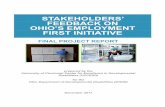 STAKEHOLDERS’ FEEDBACK ON OHIO’S EMPLOYMENT FIRST … · 2018. 10. 24. · STAKEHOLDER. S ’ FEEDBACK ON OHIO ... centered planning, 2) Employment First and 3) community life