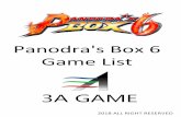 Panodra's Box 6 Game List · 2020. 2. 13. · Fighting 13 Garou : Mark of the Wolves Fighting 63 Galaxy Fight : Universal Warriors Fighting 14 Samurai Shodown V Special Fighting 64