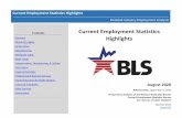 Current Employment Statistics Highlights August 2020...CES Highlights 661-40 Employment in professional and business services increased by 197,000 in August. Over the past 3 months,