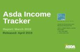 Asda Income Tracker - Walmart€¦ · Asda Income Trackers by region, annual % change to quarter indicated Income Tracker growth supported by the East Midlands, Yorkshire & the Humber