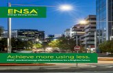 ENSA practical energy efficiency solutions for a brighter future.cdn.ensalife.com/files/catalogues/ensa-psg-2019-09.pdf · 2019. 9. 19. · At ENSA, we understand the complexities