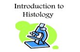 Introduction to Histology - JU Medicine...Histology The term "Histology" is derived from the Greek word for a tissue "Histos", and "-logos" = “the study of” Histology : Is the