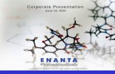 Corporate Presentation · 2020. 6. 18. · resume in July 2020 • Two doses selected to provide strong target engagement and a balanced profile in terms of efficacy and tolerability:-1.5