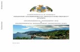 DISASTER VULNERABILITY REDUCTION PROJECT (DVRP) · 2016. 7. 11. · 2. Capacity Building and Data Development 3. Hazard Risk Management and Evaluation 4. Natural Disaster Response