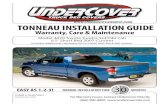 TONNEAU INSTALLATION GUIDE - 4wheelparts.com Tonneau Covers... · 2013. 4. 28. · Your cover should now be locked into place and your are ready to tighten the twist knobs on the