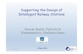 Supporting the Design of Intelligent Railway Stations · 2020. 7. 9. · Today Railway Stations • Railway stations are a primary point of aggregation in every urban centre, but