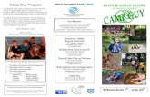 Camp Guy Program...Camp Guy Program includes: Trained professional staff and lifeguards Breakfast, lunch, & snack Overnight every Thursday Thursday night meal Daily activities including: