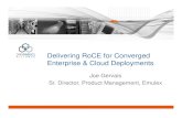 Delivering RoCE for Converged Enterprise & Cloud Deployments · Enterprise Cloud April 2-3, 2014 #2014IBUG 8 IMPROVES PERFORMANCE REDUCES COMPLEXITY Run multiple protocols with one