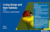Living things and For parents Thank you for supporting your ......Living things and their habitats Food chains in woodland habitats Year 4 Age 8-9 For parents Thank you for supporting