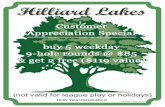 Custome Appreciation Specia bliY 5 weekday 9-hoÄe rounds @ …hilliardlakesgc.com/images/Hilliard_Appreciation_Special.pdf · 2020. 5. 4. · Custome Appreciation Specia bliY 5 weekday