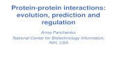 Anna Panchenko, National Center for Biotechnology ...€¦ · Shoemaker & Panchenko, PloS Comp Biol, 2007 Yeast two hybrid Tandem Affinity Purification Protein Microarray Mass spectroscopy