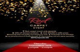 red carpet event flyer - Dermatology & Laser Center of Chapel Hill · PDF file 2019. 8. 26. · red carpet event flyer Author: Jill Streeter Keywords: DADijl1Y9nw,BACF16DKBls Created