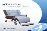 MOBILE AIR CHAIR...• The legrest on the Mobile Air Chair can be set up to a 90 0 angle • Before adjusting the legrest, ensure that the castors have brakes applied • Then pull