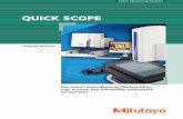QUICK SCOPE ... 3 QS Series Lineup QS QS-L/AFB QS-LZB QS-EB The Quick Scope series can be used for measurement in various industries for such products as molded-plastic parts, machined