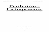 Perifericos : La impresora. · Perifericos : La impresora. Julio Alberto Coca Bravo . ARQUITECTURA DE EQUIPOS Y SISTEMAS INFORMATICOS JULIO ALBERTO COCA BRAVO 1