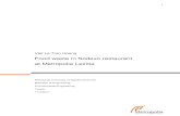 Food waste in Sodexo restaurant at Metropolia Leiritie · 2018. 10. 2. · 3 Contents Acknowledgements 1 Introduction 7 2 Background review 8 2.1 Sodexo 8 2.1.1 Sodexo services and