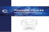 Phoenix-Pure96...Input Voltage: AC 100-240V, 50Hz/60Hz 2. Basic Parameters Instrument Phoenix-Pure 96 Principle Magnetic Particle Method Sample Volume 50 μL—1000 μL Throughput