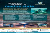 Managing and conserving the marine state · 2014. 2. 24. · conserving the Managing and Ningaloo Marine Park is one of the most beautiful natural resources in Australia. Research