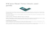 PiFace Real Time Clock user guide - cnblogs.com · 2017. 1. 8. · PiFace Real Time Clock user guide PiFace Real Time Clock means your Raspberry Pi always has the correct time. Furthermore,
