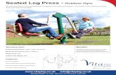 Seated Leg Press - Product Sheet - A4 · 2020. 1. 28. · Title: Seated Leg Press - Product Sheet - A4 Created Date: 1/20/2016 6:26:18 PM