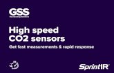 High speed CO2 sensors - Gas Sensing SolutionsCozIR® sensor Range Typical Applications Power Consumption Start-up Time SprintIR®-6S SprintIR®-W SprintIR®-R High speed measurements