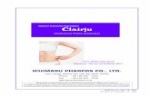 Natural Cosmetic Ingredient Clairju New Whitening agent based on “theory of melanin diet”. Revised on December 12, 2005. Clairju 24 CONTENTS 1.Novel Mechanism for Skin Whitening