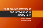 New Youth Suicide Assessment and Management · 2018. 4. 3. · •Warning signs •The Joint Commission Recommendations •Screening Tools •Confidentiality •SAFE-T Assessment