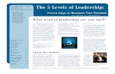 The 5 Levels of Leadership - WordPress.com...2015/06/05  · The 5 Levels of Leadership: P A G E 2 “Everything rises and falls on leadership” (n.p.). “Leadership is a pro-cess,