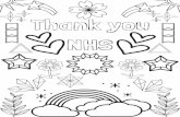 Thank you · Thank you NHS. Trust that better things are coming. T h a n k y o u N H S. W h e n y o u c a n ' t f i n d t h e s u n s h i n e b e t h e s u n s h i n e. Title: colouring