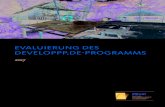 Evaluierung des develoPPP.de-Programms...Die Evaluierung empfiehlt, das develoPPP.de-Programm unter der Voraussetzung, dass grundlegende Anpassungen in Bezug auf Zielsetzungen, Konzeption