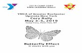 YMCA of Greater Rochester Upstate New York Cory Rally May 3 5, … · 2019. 3. 8. · YMCA of Greater Rochester Upstate New York Teen leaders Spring Rally 2019 May 3-5, 2019 *Teen