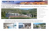 Prices from €930,000 Lake Front New Build Apartments (2 Beds), Laveno…estateagentslive.net/pchomesdata/INTERNATIONALHZS/PHOTOS/... · 2016. 11. 24. · Lake Front New Build Apartments
