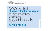 World fertilizer trends and outlook to 2019...World fertilizer trends and outlook to 2019 vi Summary World fertilizer nutrient (N+P 2 O 5 +K 2 O) consumption is estimated to reach