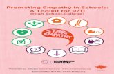 Promoting Empathy in Schools: A Toolkit for 9/11...that prioritize empathy, teamwork, leadership, problem-solving and changemaking as student outcomes. Introduction on Ashoka Changemaker