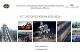 FUTURE OF ICE-CMMs IN RUSSIA...USA World coal reserves, billion t. (2018) * By version of Analytical center of the Government Russian Federation. Statistical compendium. FEC Russia-2018.
