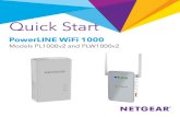 PowerLINE WiFi 1000 - Netgear · 2019. 12. 31. · 8 ¾ To install your adapters: 1. Plug in your new adapters. 2. Wait until the Pick A Plug LEDs are lit. 3. Use your computer, tablet,