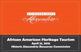 African American Heritage Tourism · African-American Traveler • Appreciation for history, heritage, and culture • 49% say African American heritage an culture offerings important