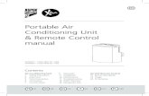 Portable Air Conditioning Unit & Remote Control manual · 2020. 6. 11. · Portable Air Conditioning Unit & Remote Control manual AX3007/1 – COOL ONLY EU - MSE AX3008/1 – COOL/HEAT
