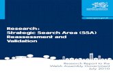 Research : Strategic Search Area (SSA) Reassessment and … · 2018. 10. 17. · Strategic Search Area (SSA) Reassessment and Validation. 197 Wales Planning Policy Development Programme