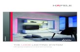 THE LOOX LIGHTING SYSTEMcollection of exhibits. Mood light: LED ﬂexible strip lights provide indirect cabinet lighting. LIGHT IN THE LIVING ROOM Loox / 11 The kitchen is not just