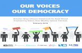 OUR VOICES OUR DEMOCRACY - U.S. PIRG Voices Our Democracy.pdfOur Voices Our Democracy 5 Introduction On the verge of the most expensive election in U.S. history—and six years after
