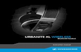 Urbanite XL WIRELESS · The headset complies with the Bluetooth 4.0 standard and is compatible with all Bluetooth 1.1, 1.2, 2.0, 2.1, 3.0 and 4.0 devices with the following Blue-