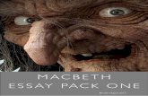 Macbeth Essay Pack One · 2018. 11. 30. · © cian hogan english notes 2012 - 2013 1 © cian hogan 2013 essay pack one macbeth