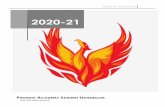 Phoenix Academy · 2020. 8. 19. · phoenix academy 2 allergies 2020-21 school calendar 3, 8 insurance for students 19 accidents 20 isap 42 administrative staff 7 make-up work 35