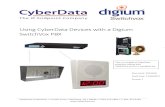 Using CyberData Devices with a Digium SwitchVox PBXfiles.cyberdata.net/...CyberData_Devices_with_a_Digium_SwitchVox_… · The Digium SwitchVox product range are a robust line of