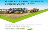 How to safely spread sludge from your septic tank to safely spread slud… · Sludge is not suitable for all types of agricultural land. You can use residual sludge from your septic