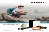 CATALOGUE 2018 2019 - Arcas...differnt applications such as camping, car and workshop. From camping lanterns to small carabiner lights everything is available. HIGH POWER LED LUMENS