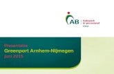 Greenport Arnhem-Nijmegen - Glastuinbouw Nederland · 2018. 8. 14. · Missie & Visie AB Oost Missie De beste regisseur van flexibele arbeid zijn voor organisaties en medewerkers