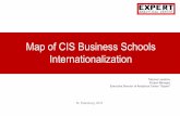 Map of CIS Business Schools InternationalizationIBS, NARXOZ University (KZ) Lviv Business School, UCU (UA) • Institute of Industrial Management, Economics and Trade, SPbPU • International