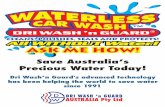 Save Australiaʼs Precious Water Today! · A “regular” wash will leave scratches, DRI WASH ‘n GUARD® will not! DRI WASH 'n GUARD® Waterless Car Wash will give your vehicle